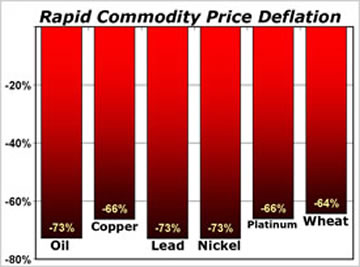 Rapid Commodity Price Deflation.