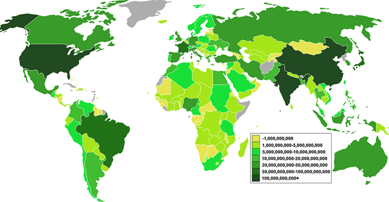 Paises productores agricolas del mundo