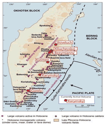 Kamchatka Penninsila Volcanic Activity