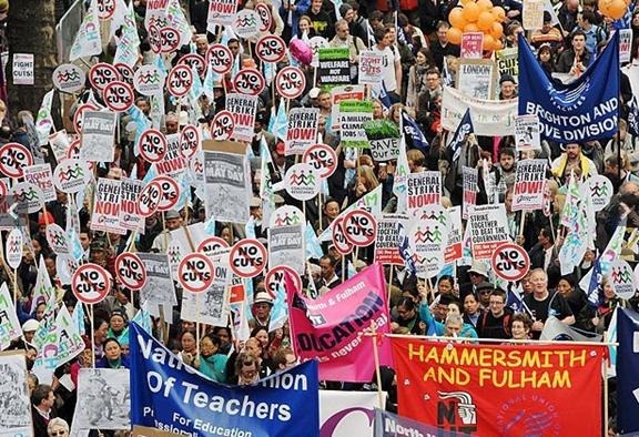 London Union Protest