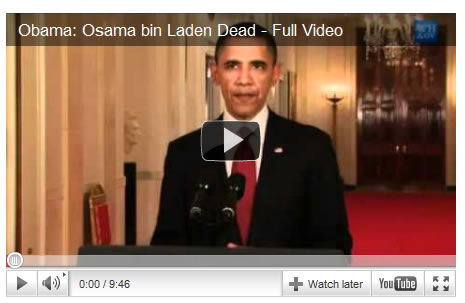 Bin Laden Switches from. Obama#39;s in Laden moment: the