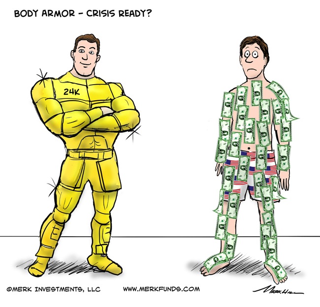 Gold vs Dollar Cartoon