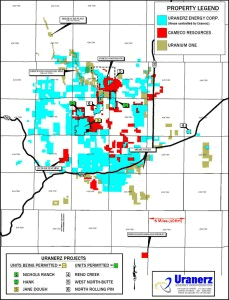 Uranerz Energy map