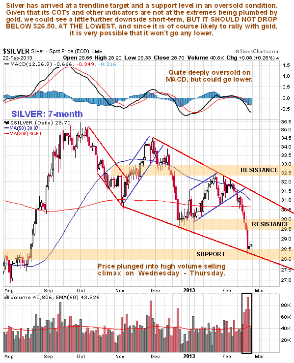 Silver 7-Month Chart