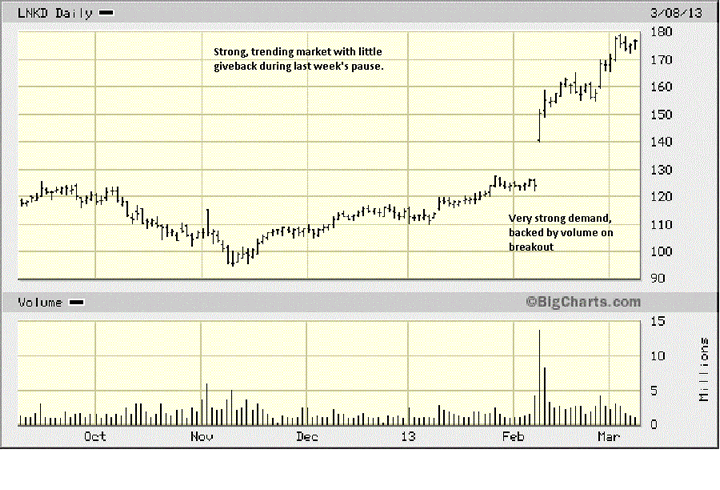 LNKD Daily Chart