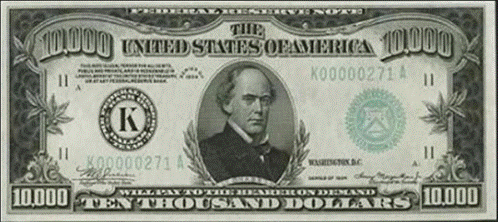 $10,000 Federal Reserve Note