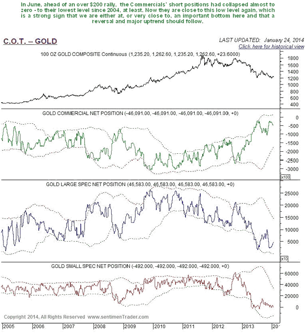 Gold COT Chart