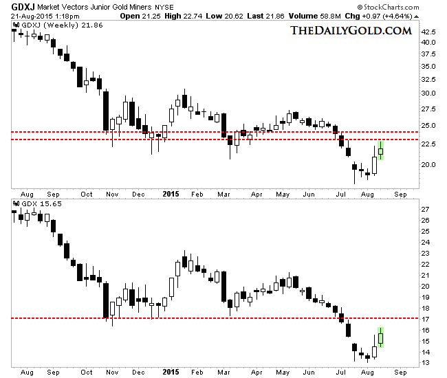 GDXJ Market Vectors Junior Gold Miners NYSE