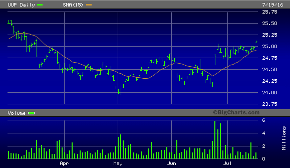 US Dollar Index Bullish Fund Daily Chart