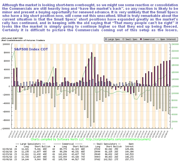 S&P500 CoT