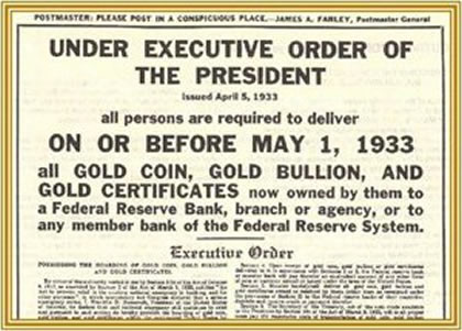 Gold Executive Order