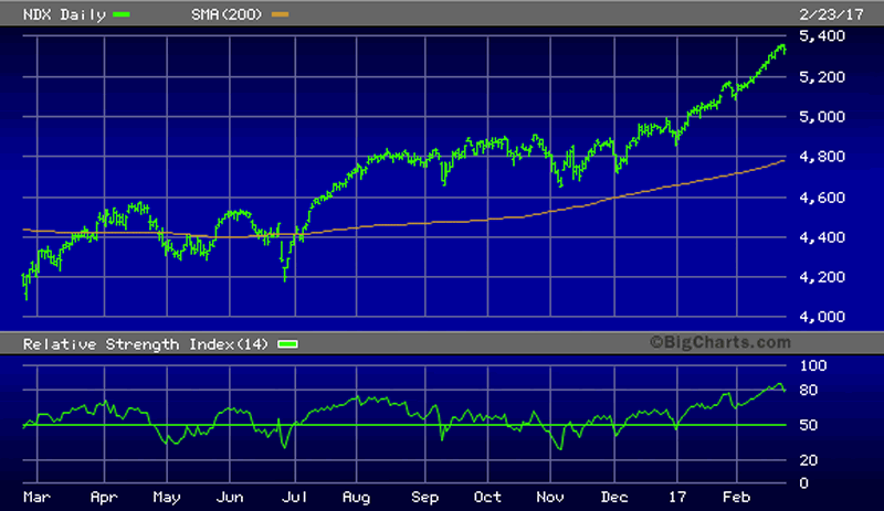 NDX Daily Chart