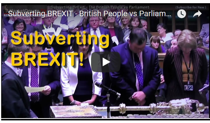 Subverting BREXIT - British People vs Parliament Risks Revolution