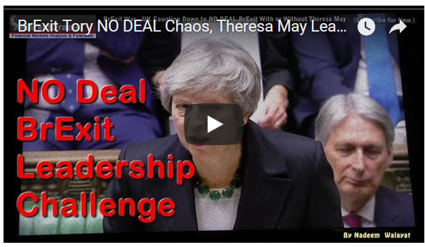 NO DEAL HARD BrExit Tory Chaos, Theresa May Leadership Challenge 