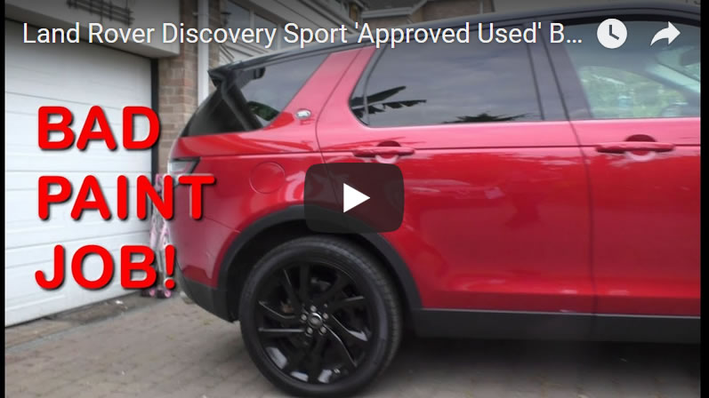 Land Rover Discovery Sport 'Approved Used' Bad Paint Job - Inchcape Chester