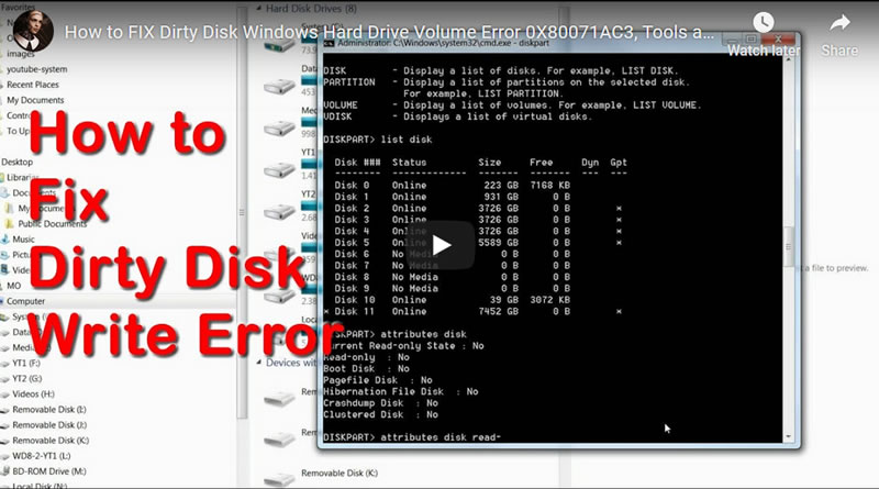 How to Fix Error 0X80071AC3 ‘The Volume is Dirty’