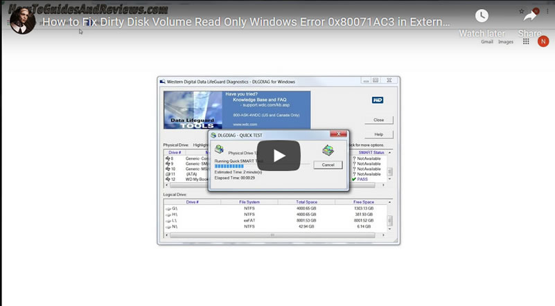 How to Fix Dirty Disk Volume Read Only Windows Error 0x80071AC3 in External or Internal Hard Drives
