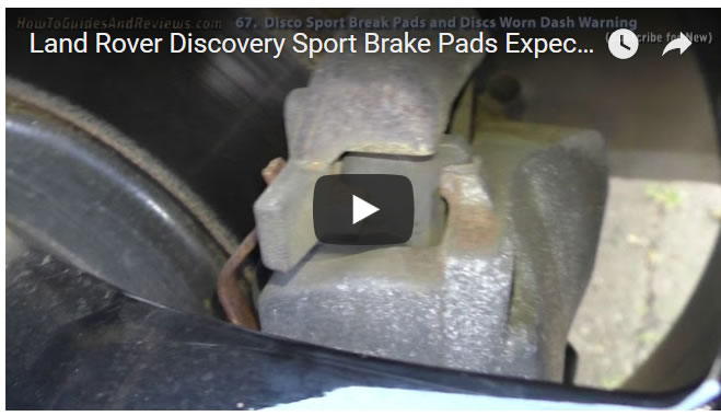 Land Rover Discovery Sport Brake Pads Expected Life, Worn Pads Dash Warning (67)