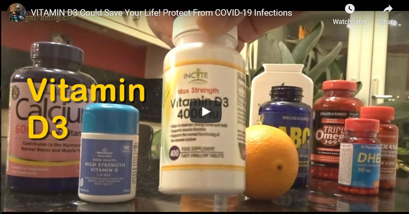 VITAMIN D3 Could Save Your Life! Protect From COVID-19 Infections
