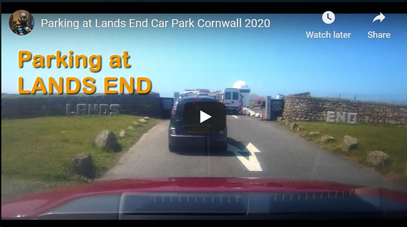 Parking at Lands End Car Park Cornwall - UK Holidays 2020