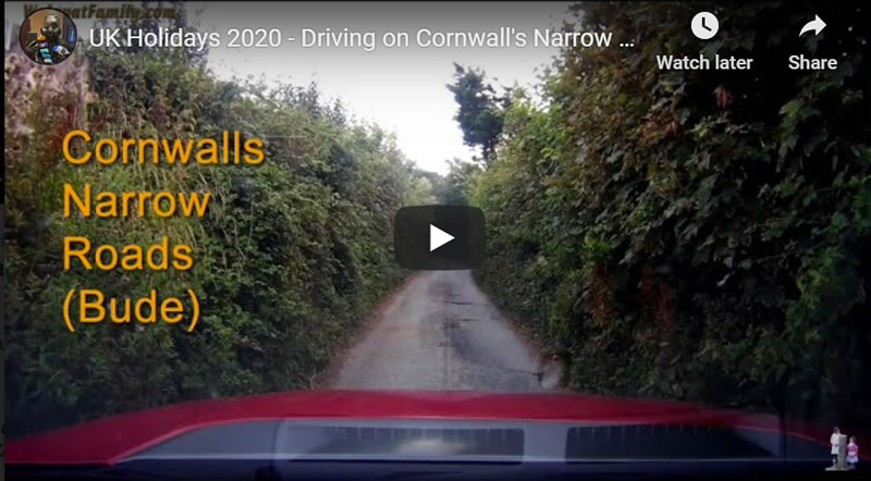 UK Holidays 2020 - Driving on Cornwall's Narrow Roads to Bude Caravan Holiday Resort (Aria Resorts)