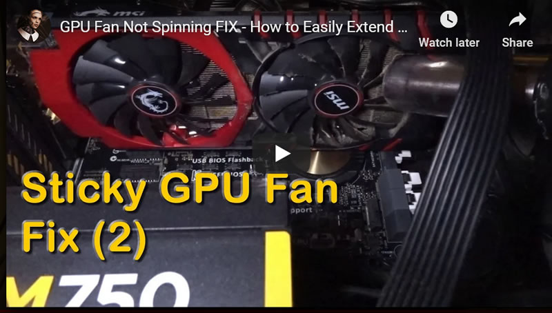 GPU Fan Not Spinning FIX - How to Easily Extend the Life of Your Gaming PC System