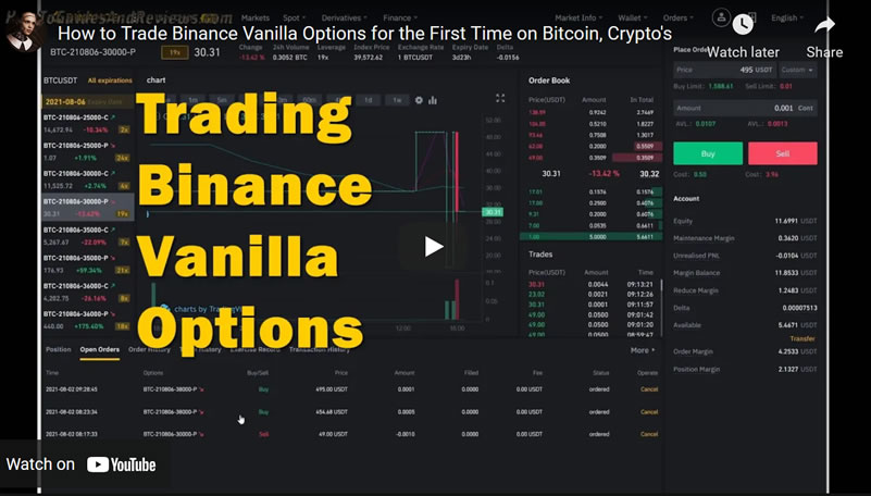 How to Trade Binance Vanilla Options for the First Time on Bitcoin, Crypto's