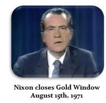 Nixon Closes Gold Window - August 15th 1971