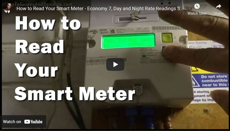 How to Read Your Smart Meter - Economy 7, Day and Night Rate Readings SMETS2 EDF