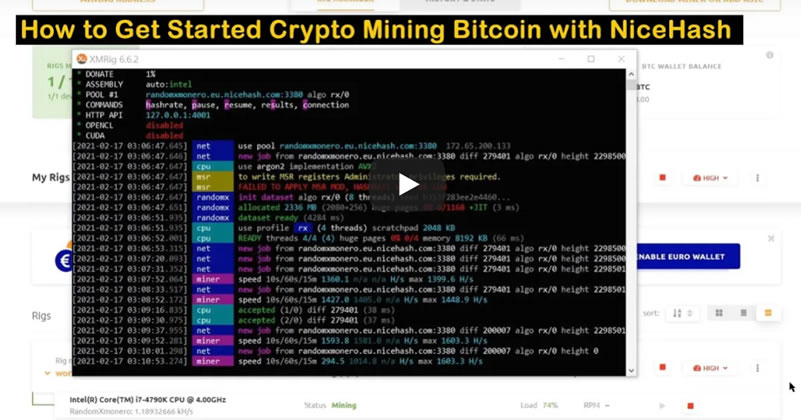 How to Start Crypto Mining Bitcoins, Ethereum with Your Desktop PC, Laptop with NiceHash
