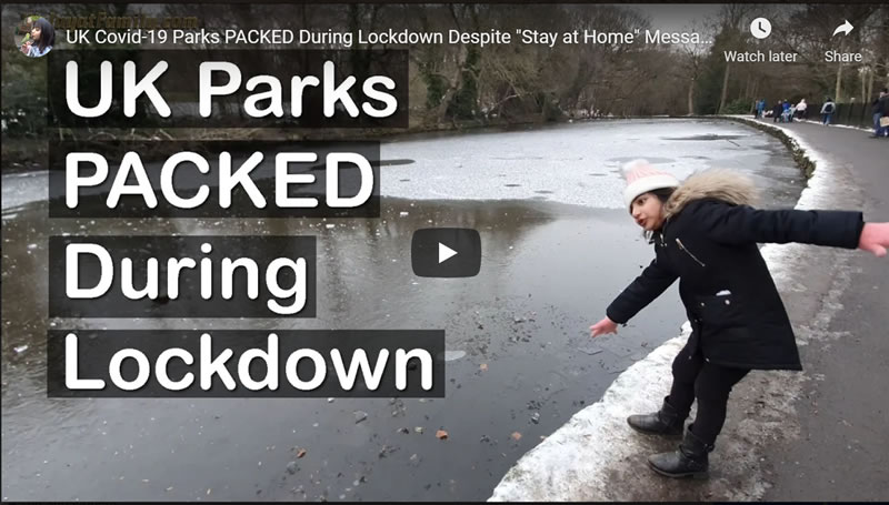 UK Covid-19 Parks PACKED During Lockdown Despite "Stay at Home" Message - Endcliffe Park Sheffield