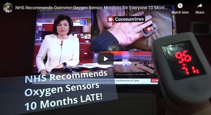 NHS Recommends Oximeter Oxygen Sensor Monitors for Everyone 10 Months Late!