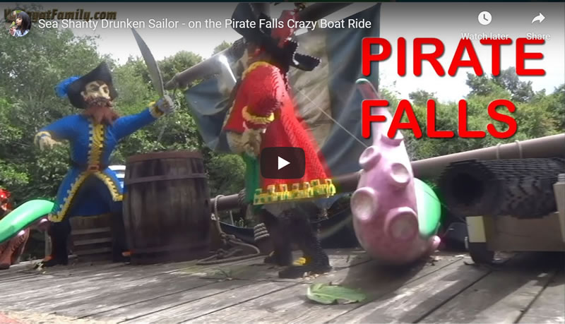 Lockdown Sea Shanty Craze - "Drunken Sailor" on the Pirate Falls Crazy Boat Ride 