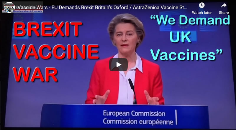 EU Declares WAR On Britain, Demands UK Vaccine Stocks, Implements Export Controls