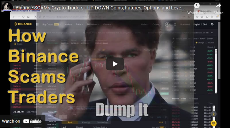 How Binance SCAMs Crypto Traders with UP DOWN Coins, Futures, Options and Leverage - Don't Get Bogdanoffed!