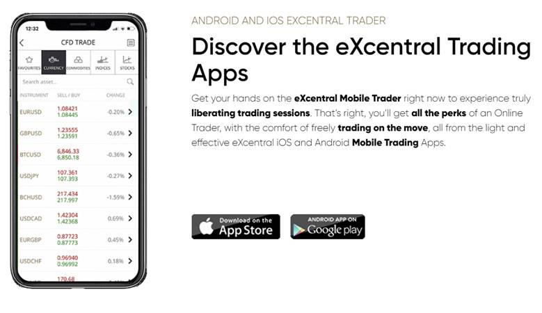 eXcentral Mobile Trader