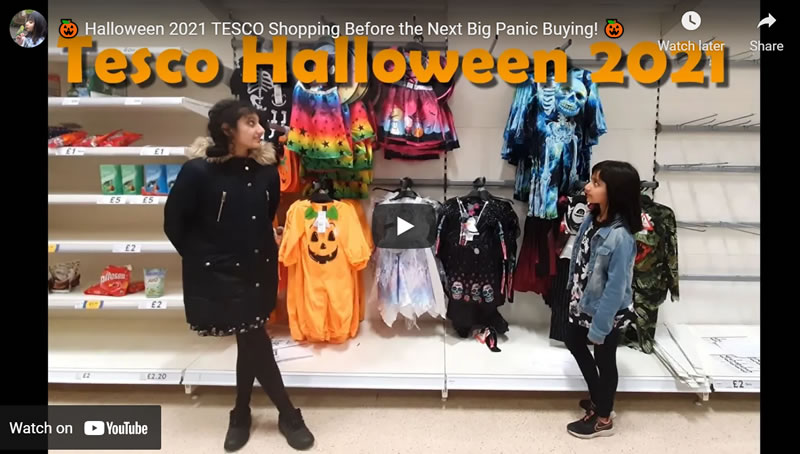 �� Halloween 2021 TESCO Shopping Before the Next Big Panic Buying! �� 