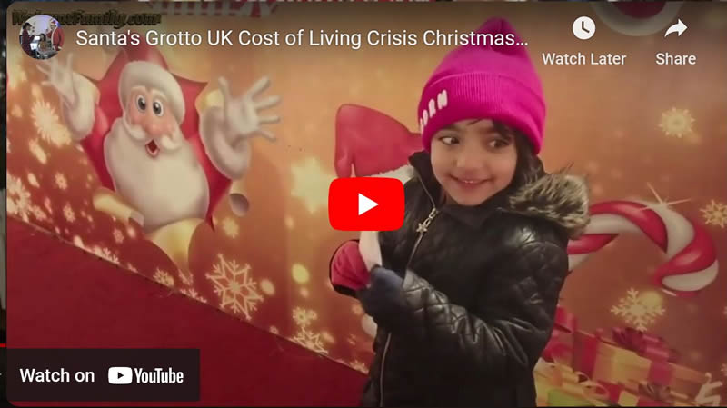Santa's Grotto UK Cost of Living Crisis Christmas 2022 - 60% INFLATION! 