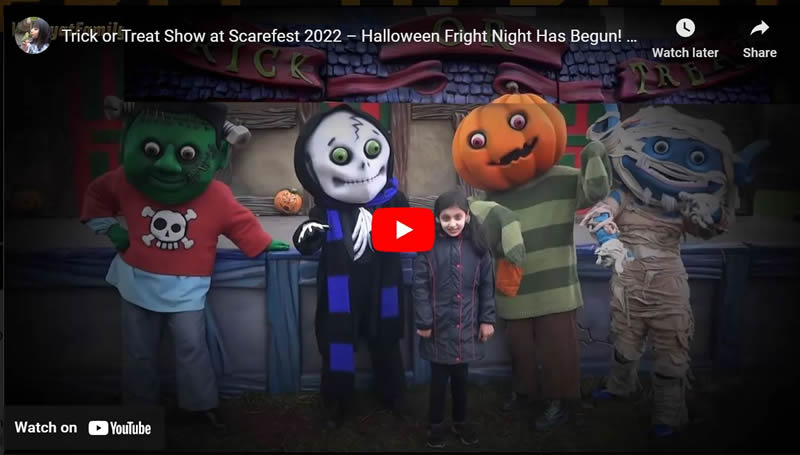 Trick or Treat Show at Scarefest 2022 – Halloween Fright Night Has Begun! Alton Towers