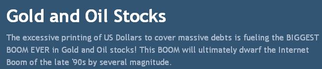 I am an investor and newsletter writer specializing in Junior Mining and Energy Stocks.