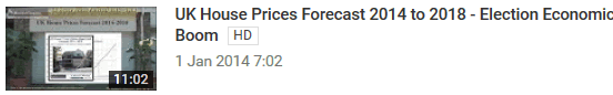 UK House Prices Forecast 2014 to 2018 - Election Economic Boom