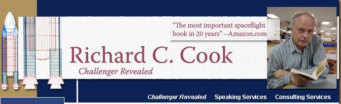 Richard C. Cook is a former federal government analyst who was one of the key figures in the investigation of the space shuttle Challenger disaster