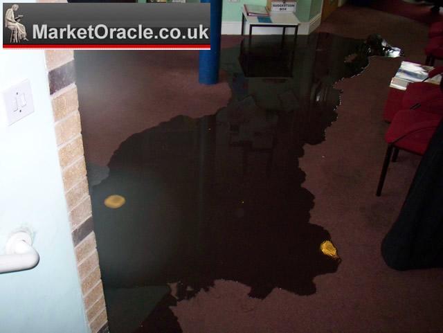 Sheffiled Flooding 2007 -I am called to the reception to investigate flooding as water from the front of the building starts to enter the premises