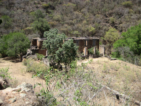 This old silver mill was powered by slave muscle and water from a local river.