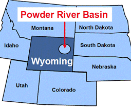 Powder River Basin Map