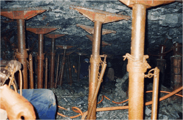 Typical Reef Mining in South Africa