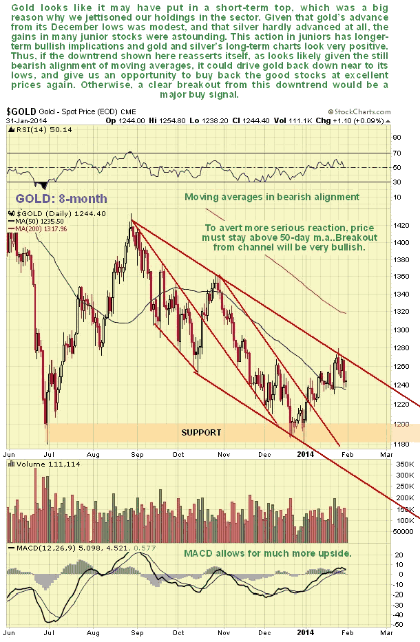 Gold 8-Month Daily Chart