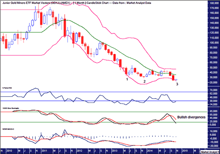 GDXJ Monthly Chart