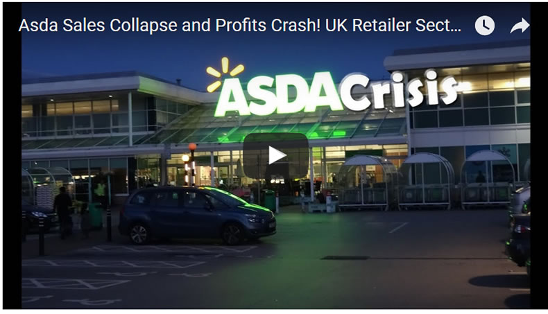 Asda Sales Collapse and Profits Crash! UK Retailer Sector Crisis 2017 