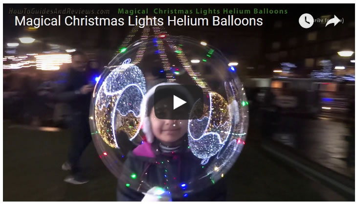 Magical Christmas Lights Helium Balloons